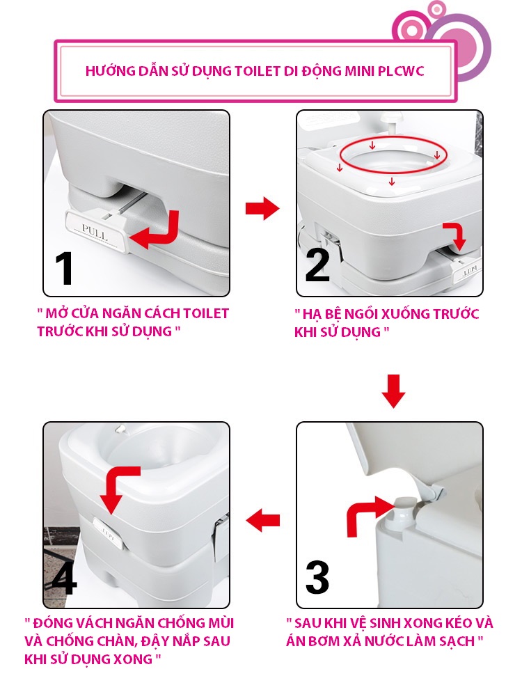 Huong dan su dung1 Toilet vệ sinh cá nhân cao cấp